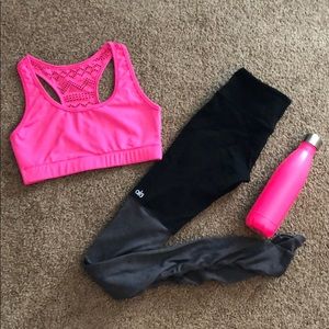 ALO black & grey leggings